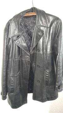 Mens leather coat
