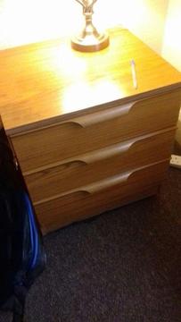 2 Wooden Bed side tables