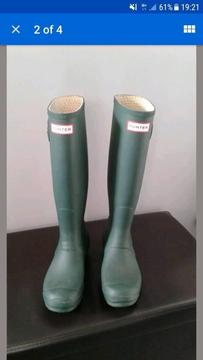Used HUNTER WELLIES SIZE 8