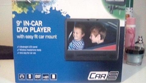 NEXTBASE IN-CAR DVD PLAYER WITH EASY FIT MOUNT, BRAND NEW