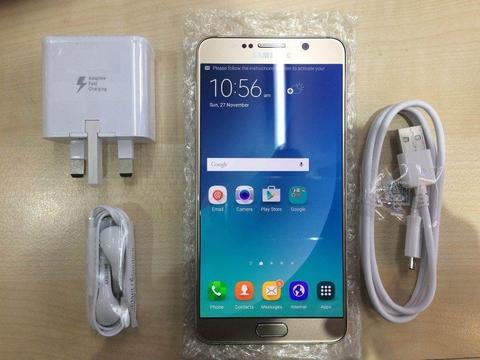 SAMSUNG NOTE 5 GOLD/ VISIT MY SHOP. /UNLOCKED / 32 GB/ GRADE A / WARRANTY + RECEIPT