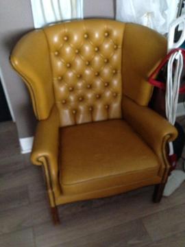 Armchairs chesterfield x 2