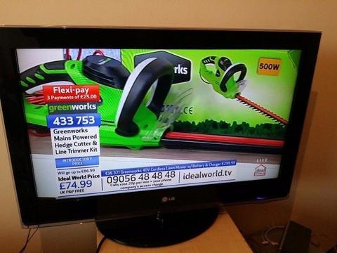 LG 32'' freeview LCD TV with remote