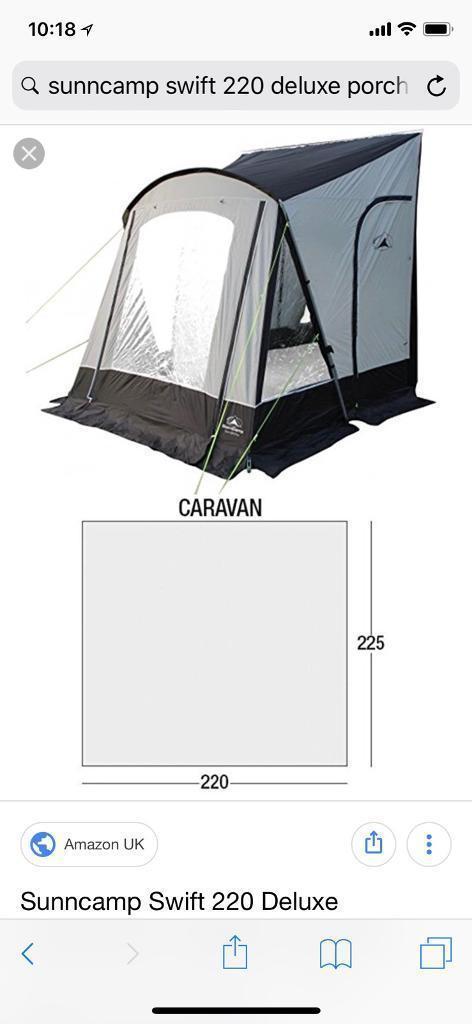 SunnCamp Swift 220 deluxe Porch Awning