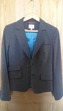 Smart WHISTLES grey jacket for the office and meetings, size: UK 8, US 4, EU 36. As new and perfect