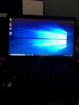 17inch toshiba laptop ssd and 8gb ram