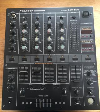 Pioneer DJM 500 Black Classic DJ Mixer - Just been serviced