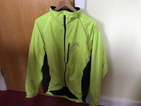 Altura Cycle Jacket, Size L, yellow, waterproof. Excellent condition