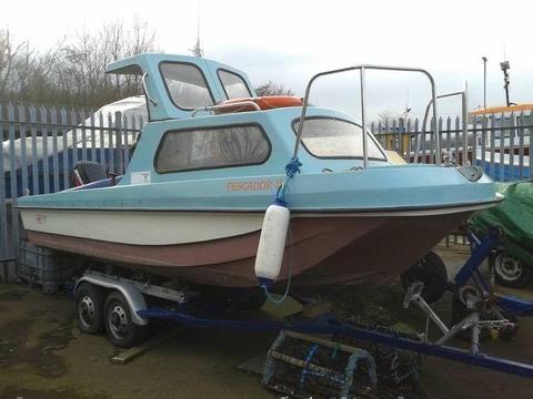 17ft Wilson Flyer boat ready to go PX swap welcome