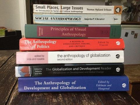 Anthropology text books - set of 7