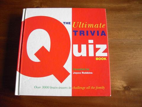 BRAND NEW QUIZ BOOK COMPILED by JOYCE ROBBINS, 3,000 QUESTIONS and ANSWERS + 3 PAPERBACK BOOKS