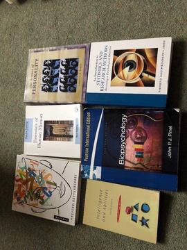 Bundle of psychology books for university student