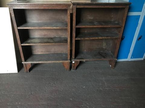 Hand Built Bookcases (Set of 2)