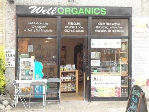 Amazing Organic Retail Shop Located on Busy Road Hackney