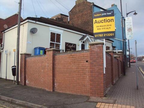 FREEHOLD BUSINESS PROPERTY FOR AUCTION SALE, IN HIGH PROMINENT POSITION BURSLEM, STOKE-ON-TRENT
