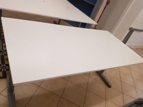 white 1600 office tables