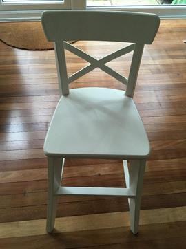 Free Ikea Children's White Dining Chair