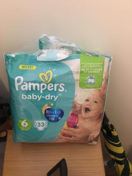 Free size 6 nappies. Pick up today Thursday 22.2.18