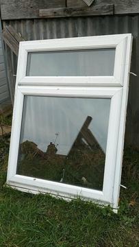 Used Double glazed window with 2 openings