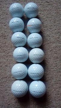 Dozen Titleist Pro V1, callaway, taylor made, srixon, nike golf balls grade A condition
