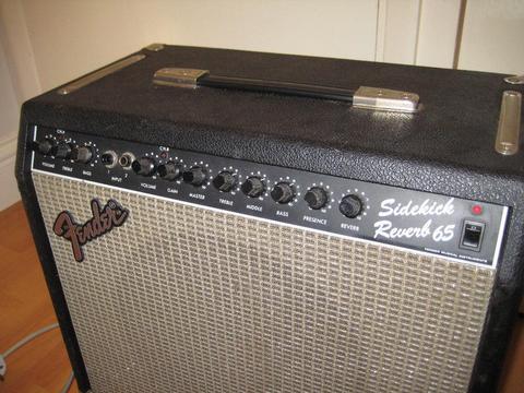Fender 65 Watt guitar amplifier, spring reverb