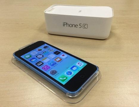 Boxed Blue Apple iPhone 5c 16GB Factory Unlocked Mobile Phone + Warranty