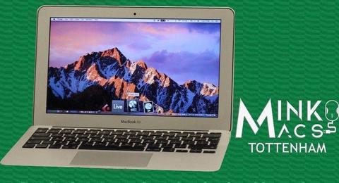 2017 Apple Macbook Air 11' 1.5Ghz Core i5 4gb 120gb SSD Numbers Keynote Pages Microsoft Office 2016
