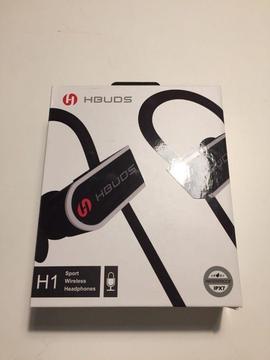 Hbuds H1 Black wireless sports headphones