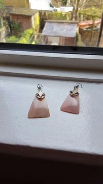 Coral earrings