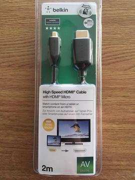 Belkin HDMI micro cable