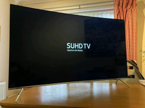 55in Curved Samsung SUHD 4K Quantum Dot Smart LED TV