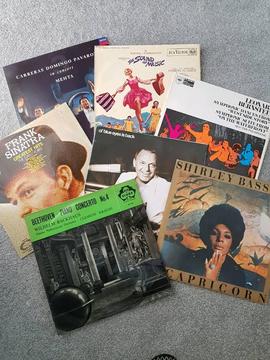 Job lot of 45 albums, LP's, mainly classical, jazz, ballet, film soundtrack