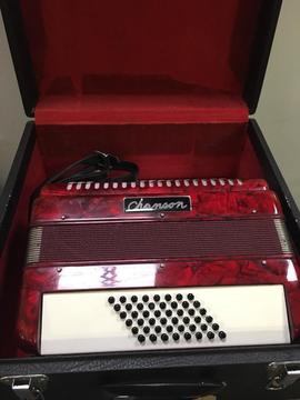 Chanson Accordion Red with Case on behalf of St Andrew’s Hospice