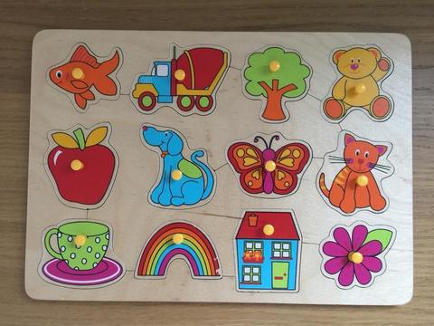 Wooden jigsaw puzzles: ELC & Melissa and Doug