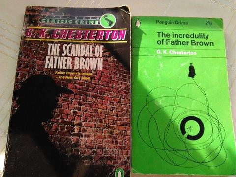 2 Father Brown Books by G.K. Chesterton