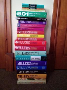 23 books mainly of Millers antiques