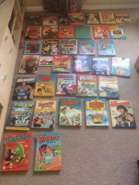 35 annuals and books