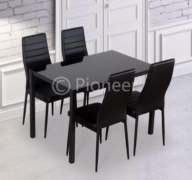 Dining Table and 4 chairs Space Saving