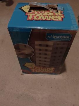 Giant Jenga Blocks Tower Game-Set Kingfisher excellent for wedding