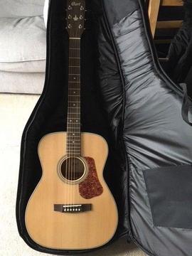 Cort L100C NS Acoustic Guitar & TGI Bag - Mint Condition