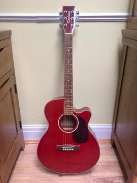 Tanglewood TSFCER Electro/Electric Acoustic Guitar - Red