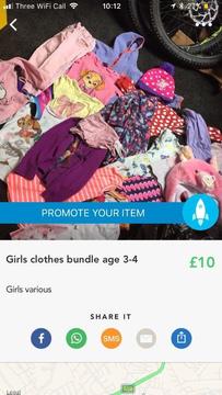 Girls bundle clothes age 3-4
