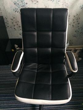 Office faux leather chair