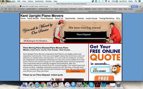 Piano Mover in Kent