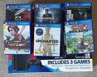PlayStation 4 Slim 1TB with games