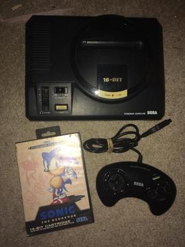 16 bit Megadrive and sonic sega