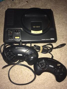 16 bit sega Megadrive console