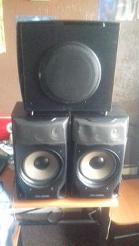 POWERFUL SURROUND SPEAKERS + SUBWOOFER