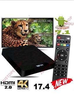 LATEST W95 4K UHD ANDROID BOX FULLY SET UP 