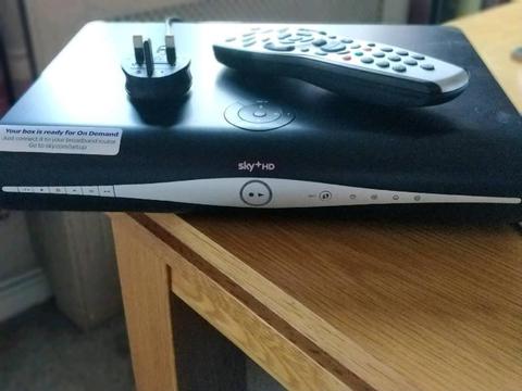 Sky box with remote